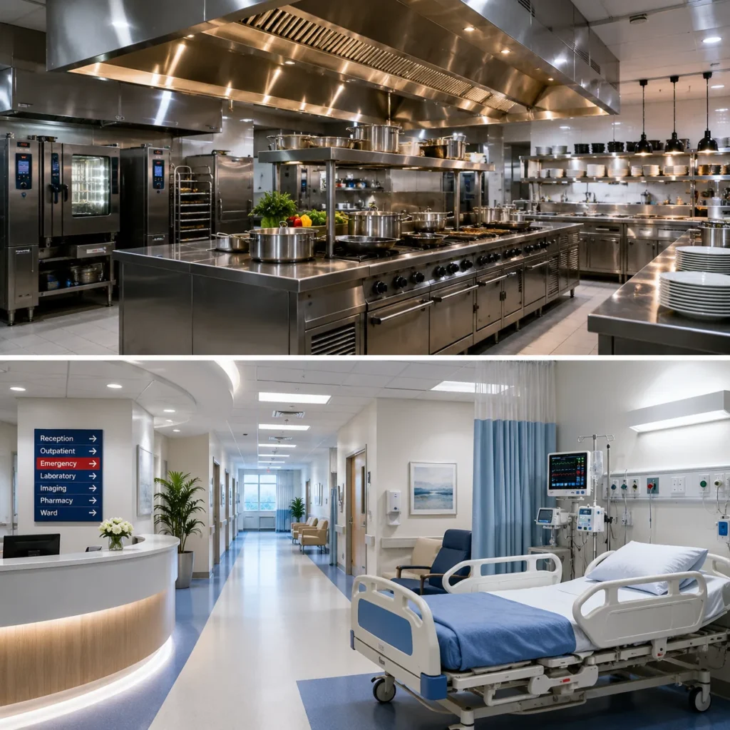 hotels & hospitals